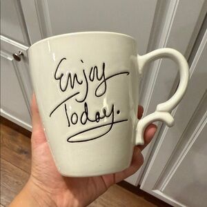 Enjoy Today Coffee Mug White Black